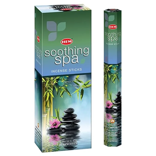 HEM Wierook - Soothing Spa - Slof (6 pakjes/120 stokjes)