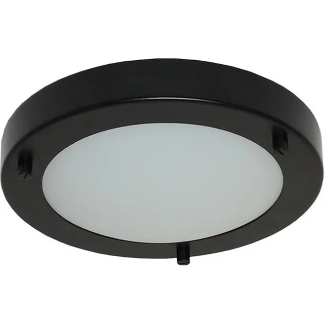 Artdelight Plafondlamp Yuca Ø 18 cm 10 Watt zwart