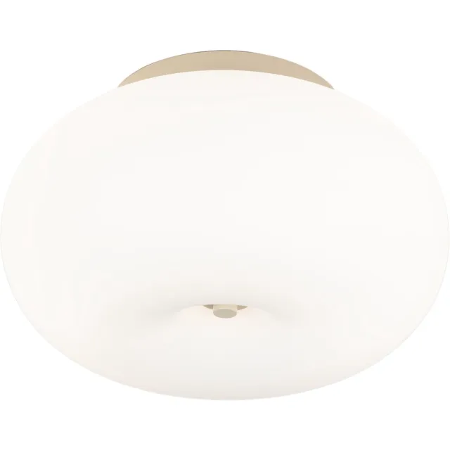 Lumidora Plafondlamp 75544 - Plafonniere - TULBAND - 2 Lichts - E27 - Beige - Metaal - Badkamerlamp - ⌀ 37 cm