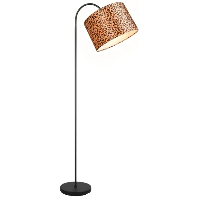 Reality PARDINA - Vloerlamp - Zwart mat - excl. 1x E27 4 W