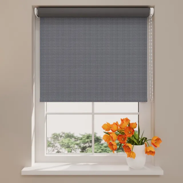 DTCH Rolgordijn Easy Blended - Verduisterend - Steel Grey - 110 x 190