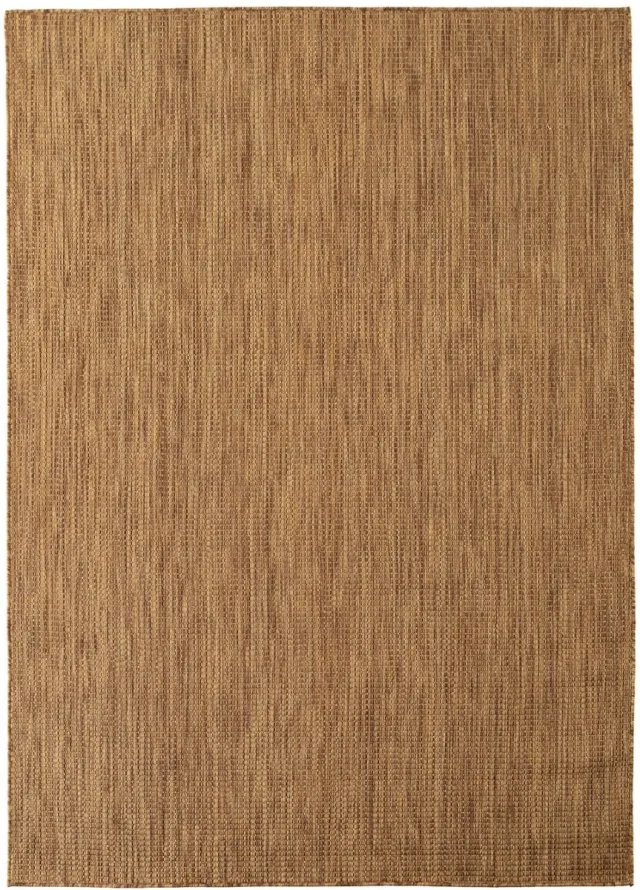 Dutch XXL Buitenkleed | Mira | Raster | Bruin | 120x160 cm | Buitentapijt | Tuintapijt