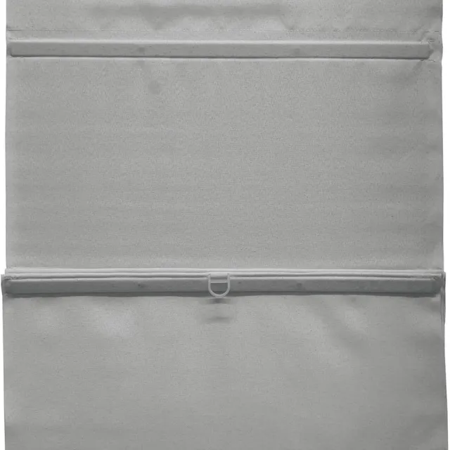 Ibenzoa Duurzame Polyester Vouwgordijnen - 90 x 140 cm - Zwart-Grijze Variatie - Eenvoudige Montage grijs