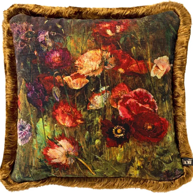 Hoii VERONA | sierkussen 45x45 cm | Tobacco Brown | bruin | multicolor | Hoii | met duurzame kussenvulling