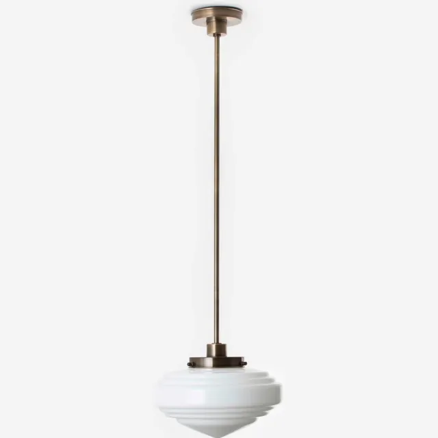 Coloured by Art Hanglamp Deco Punt 20's Brons - Art Deco Trade