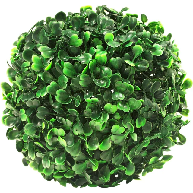 Decovego Kunstmatige Valse Plant Buksboom Bol Decoratie Binnenin en Buiten 18cm Decovego