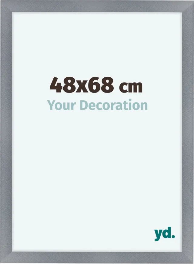 yd. Your Decoration - Fotolijst 48x68 cm - MDF - Aluminium Geborsteld - Como
