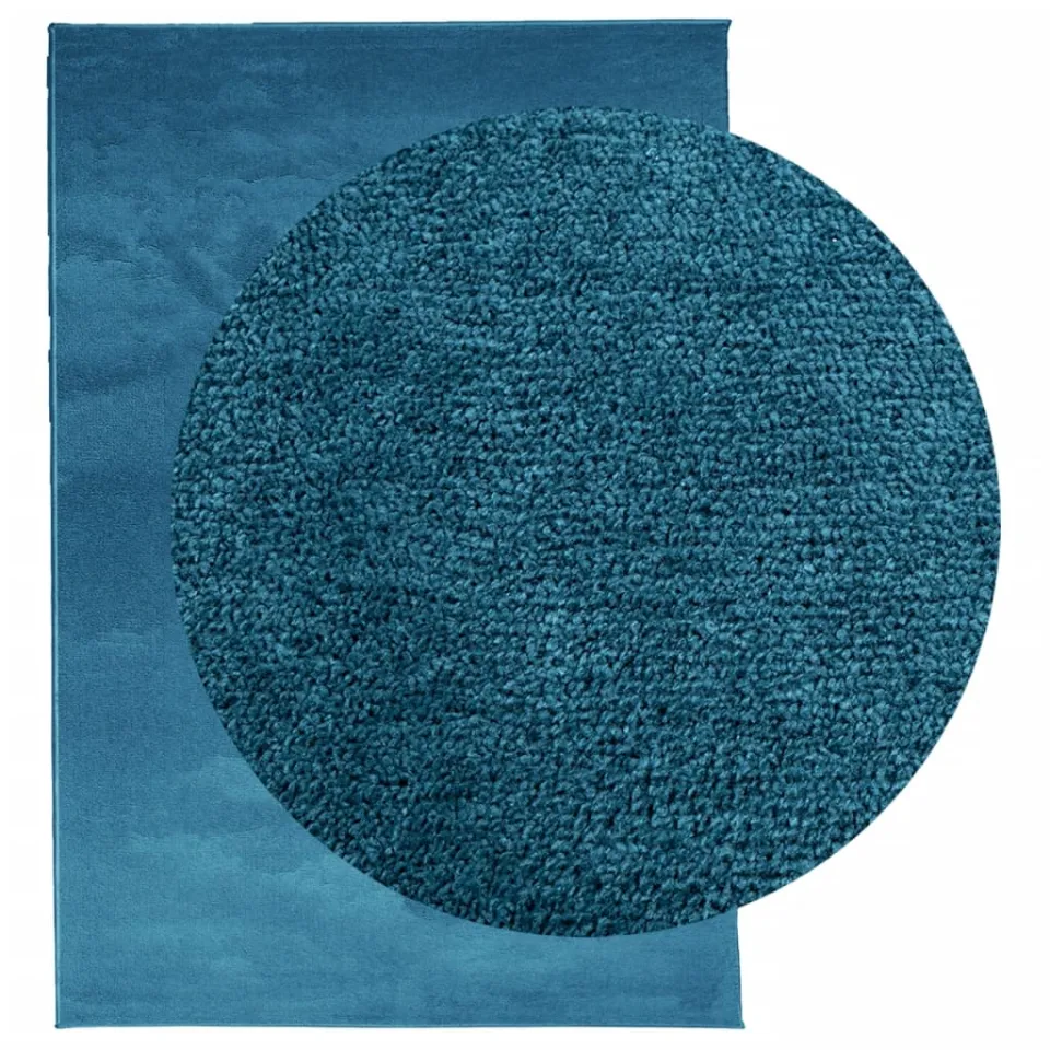 vidaXL Vloerkleed OVIEDO laagpolig 200x280 cm turquoise, foto 3