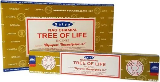Satya Nag Champa Tree of Life wierook 12 x 15 gram Multi