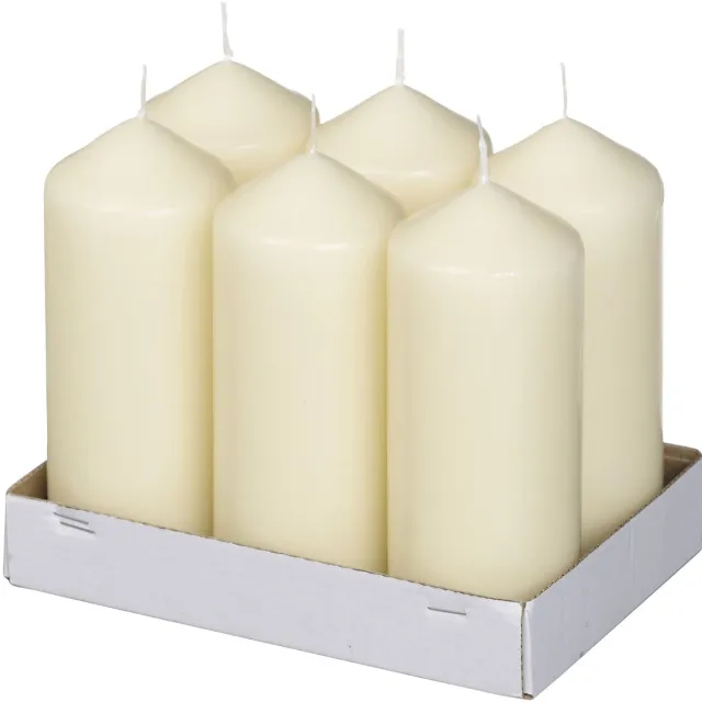 Bolsius Neutrale Stompkaars 150/60 Ivoor (6 stuks)
