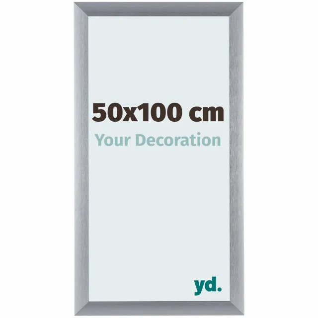 yd. Your Decoration - Fotolijst 50x75 cm - Aluminium - Zilver Geborsteld - Tucson