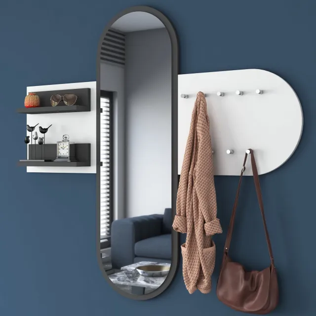Emob P3 Kapstok | 100% MELAMINE | Wit - Emob - Kapstokken - Wit - Melamine