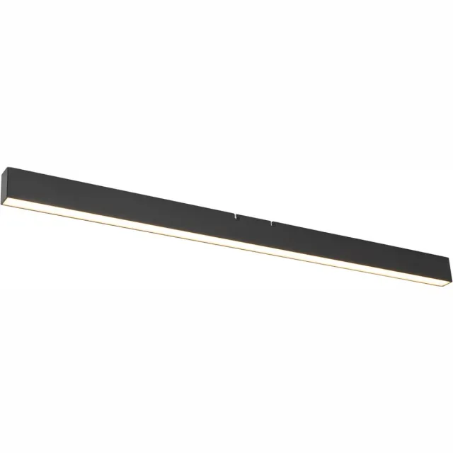 QAZQA Professional keane - Moderne Dimbare LED Plafondlamp met Dimmer - 1 lichts - L 120.5 cm - Zwart - Woonkamer | Slaapkamer Zwart LED