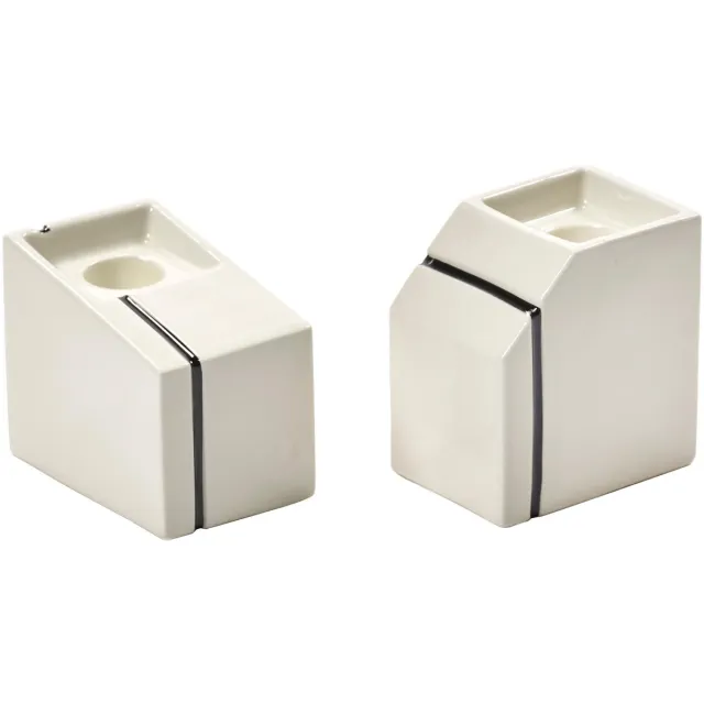 Serax Silos Kandelaar Set Van 2 White Wit
