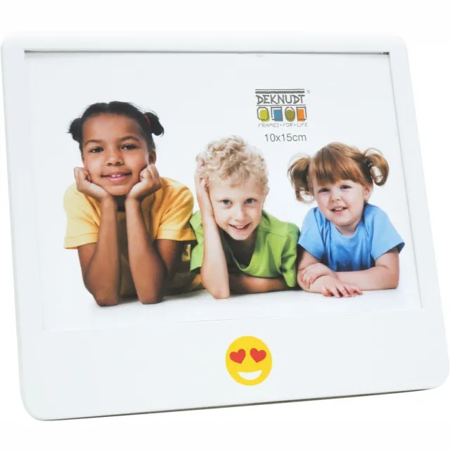Deknudt Frames fotolijst S68KK1 E1C - wit - emoticon verliefd - 10x15