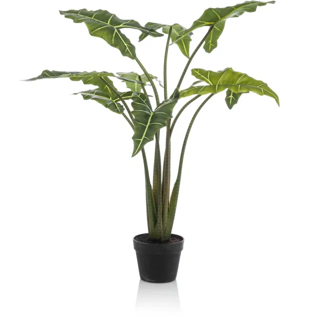 Emerald Kunstplant Alocasia Frydek 120cm - Kunstplant voor binnen Groen