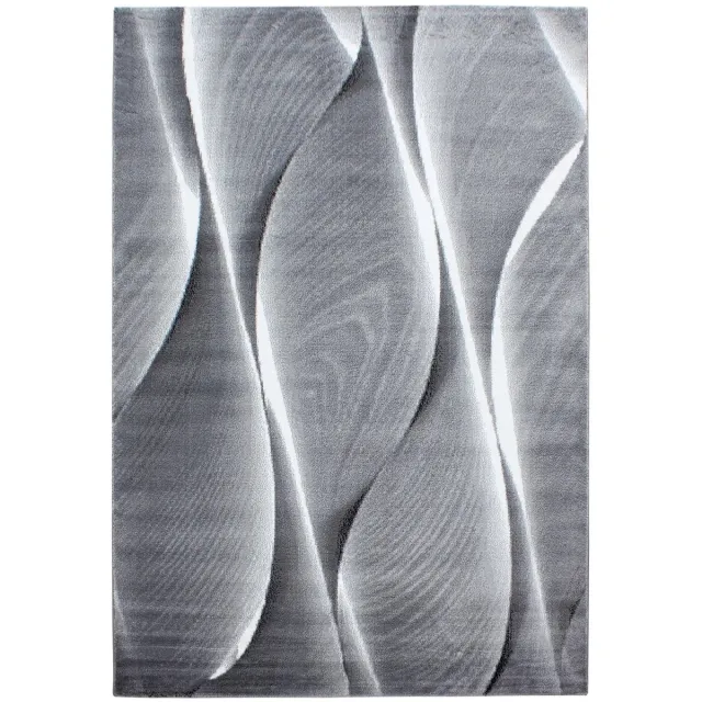 Dutch XXL Modern Vloerkleed | Tapijt | Parma | Abstract | Zwart | 120x170 cm