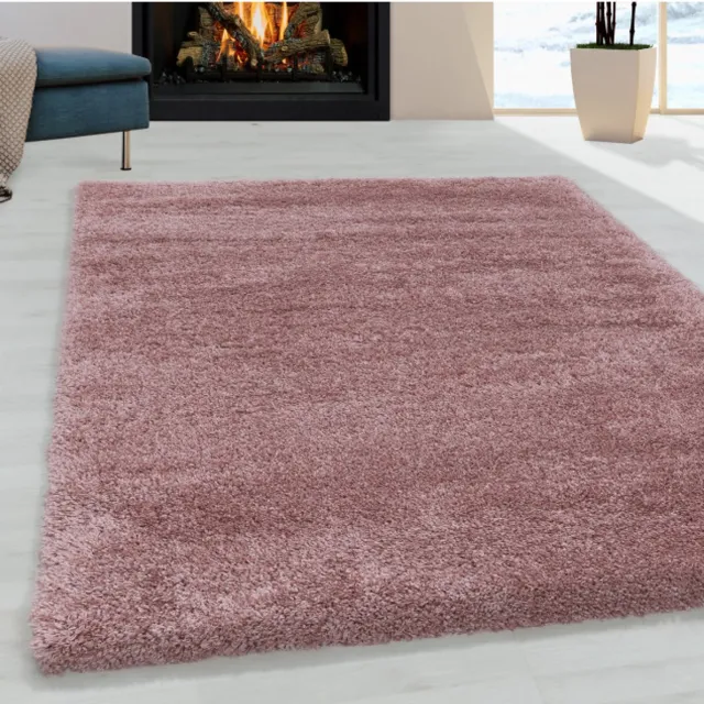 TapisTrend Harig tapijt Roze vloerkleed voor de woonkamer, aangenaam zacht vloerkleed voor de slaapkamer