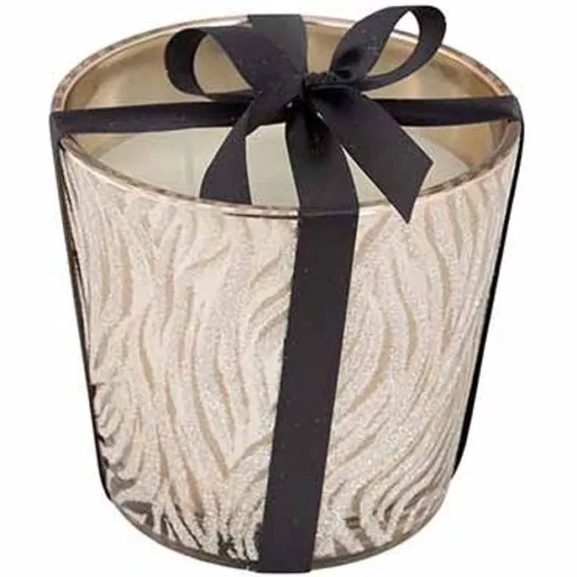 Cosy @ Home Geurkaars Luxury Zebra Goud 13,5x13,5xh1 2,5cm