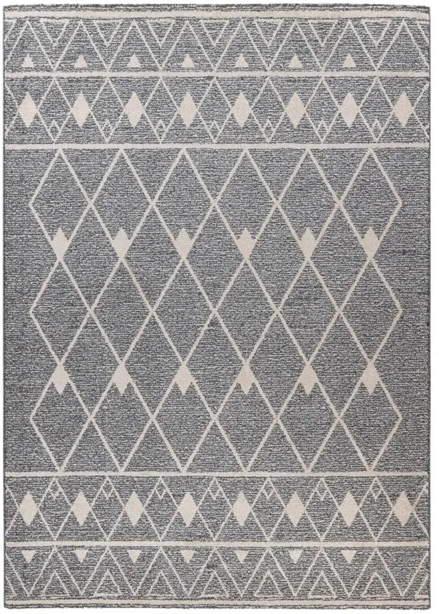 Dutch XXL Scandinavisch Vloerkleed | Tapijt | Rhombus | Ruiten | Grijs/Beige | 160x230 cm Grijs / Beige
