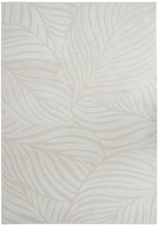 Atmosphera Créateur d'intérieur® Vloerkleed ANOAI Blanc feuille