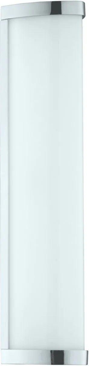 EGLO Gita 2 Wand/Plafondlamp - LED - Lengte 350mm. - Chroom - Wit Grijs