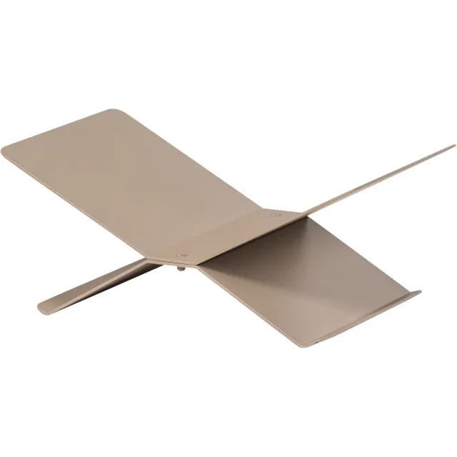 WOOOD Brook Boekenstandaard Liggend - Metaal - Zand - 12x29x17 Beige