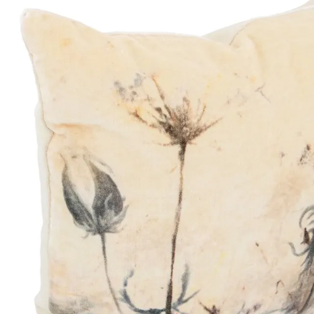 Homebound Kussen velvet bloemen 40x60cm