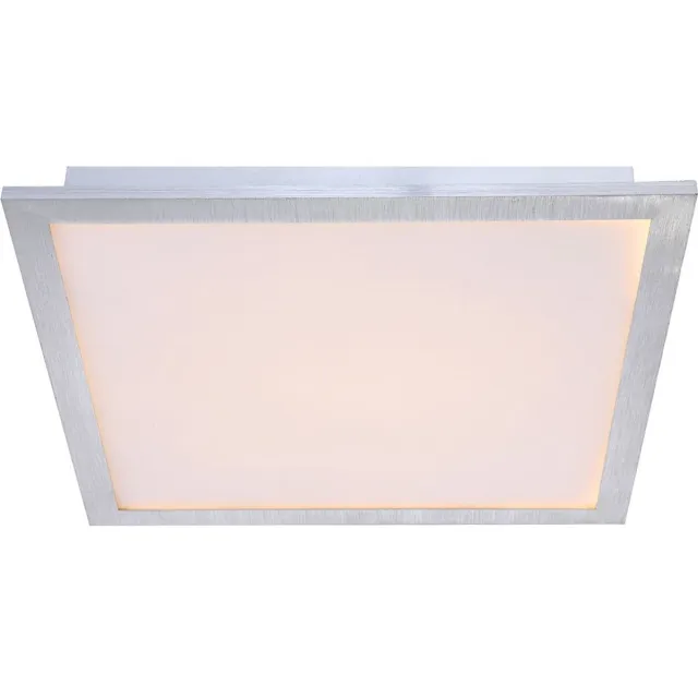 Globo 16 watt LED plafondlamp eetkamerverlichting acryl lamp 4-lichts Globo 41693 zilver