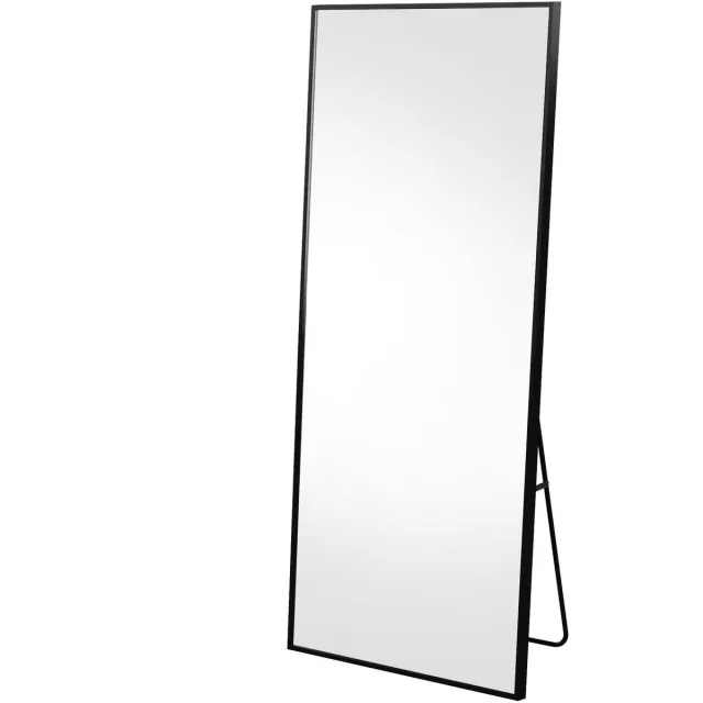 Happiq Staande en Wandspiegel 173 X 63 Cm - Volledige Lichaamslengte Spiegel, Hangend of Schuin Te - Aluminium Frame - Decoratief