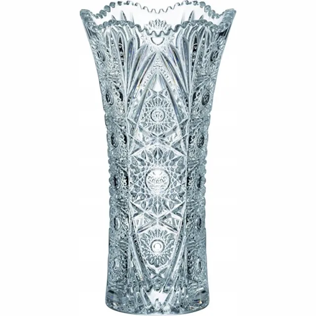 'Bohemia' Bohemia Kristallen Vaas Sissi 35 cm - Elegant en Verfijnd Transparant