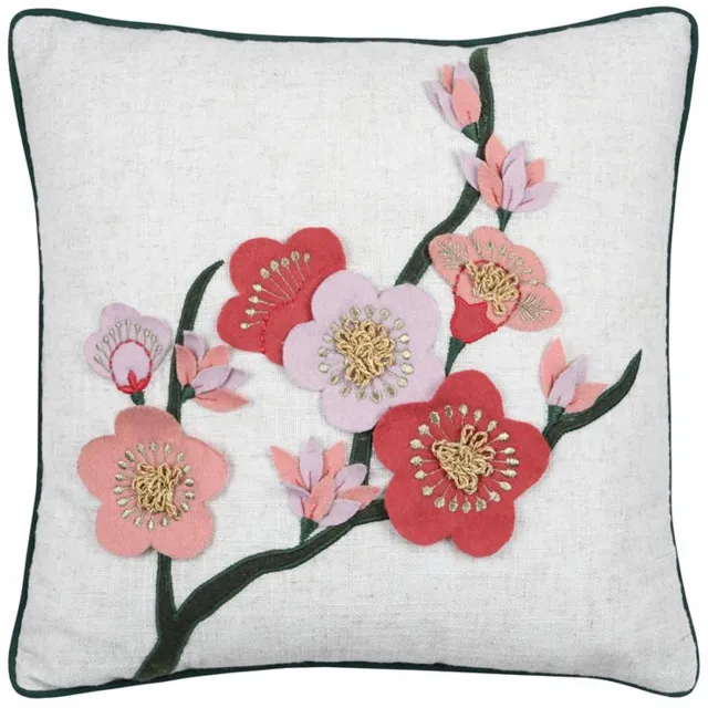 Stof Sierkussen - Decoratieve kussen met versiering, SCARLETT, 40 x 40 cm Multicolor