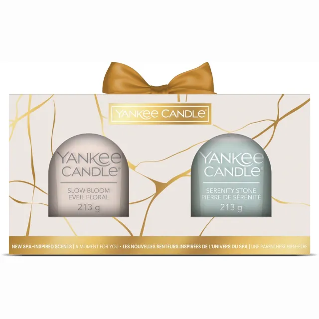 Yankee Candle Little Luxuries - 2 Tumbler Geurkaars Cadeauset - 100 branduren Goud