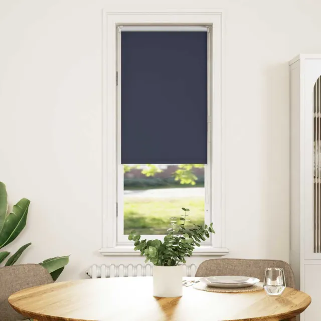 vidaXL Rolgordijn verduisterend 40x175cm stofbreedte 35,7 cm polyester blauw