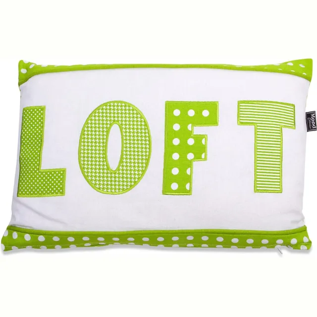 In The Mood Loft Mixed - Sierkussen - 30x45 cm - Lime Groen