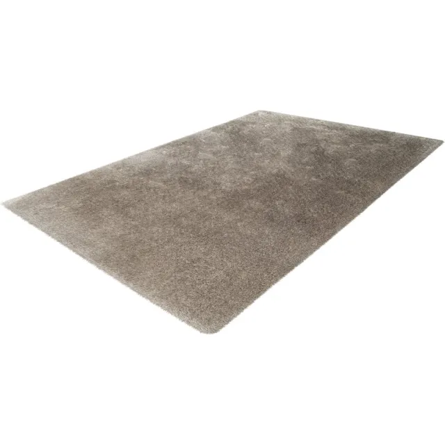 Lalee Glamour - vloerkleed - Velours - Velvet - Recycled karpet fraai tapis - effen tapijt maat 120x170 Silver grijs