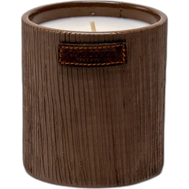 Côté Bougie geurkaars Striee Grise - Oud/Santal Bruin