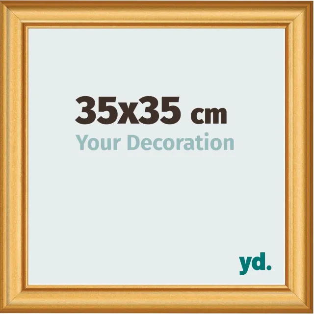 yd. Your Decoration - Fotolijst 35x35 cm - MDF - Goud Mat - Lazio