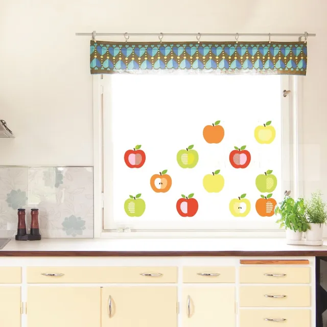 Ambiance Sticker Apple Series zelfklevende muurstickers Multi color