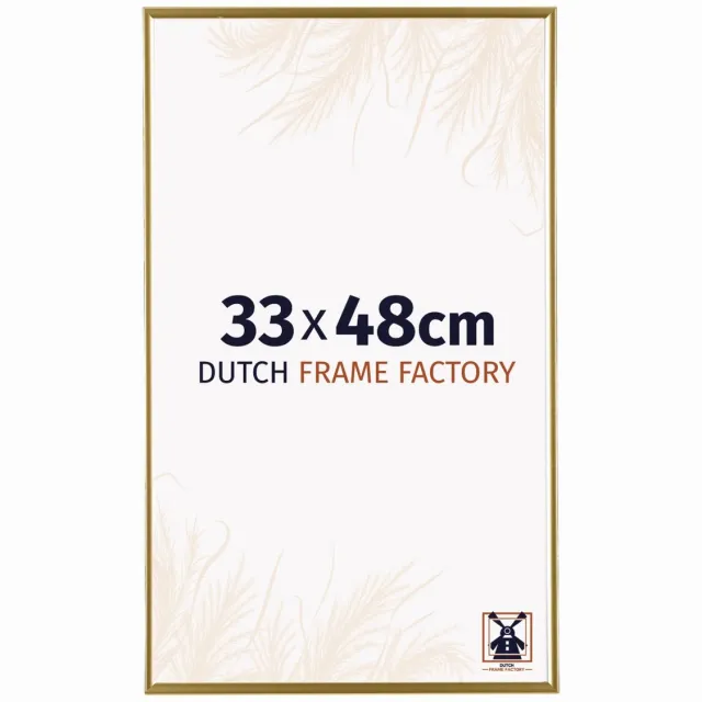 Dutch Frame Factory Fotolijst 33x48 cm - Kunststof - Goud - Easy