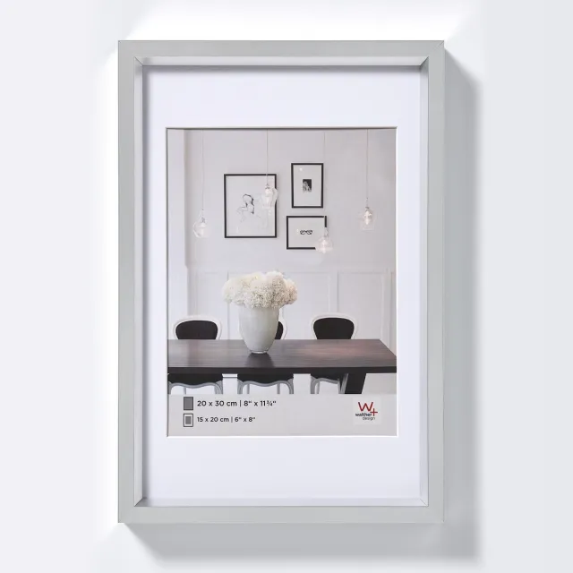 Walther Steel Style - Kunststof lijst - Fotoformaat 50x70 cm - Zilver
