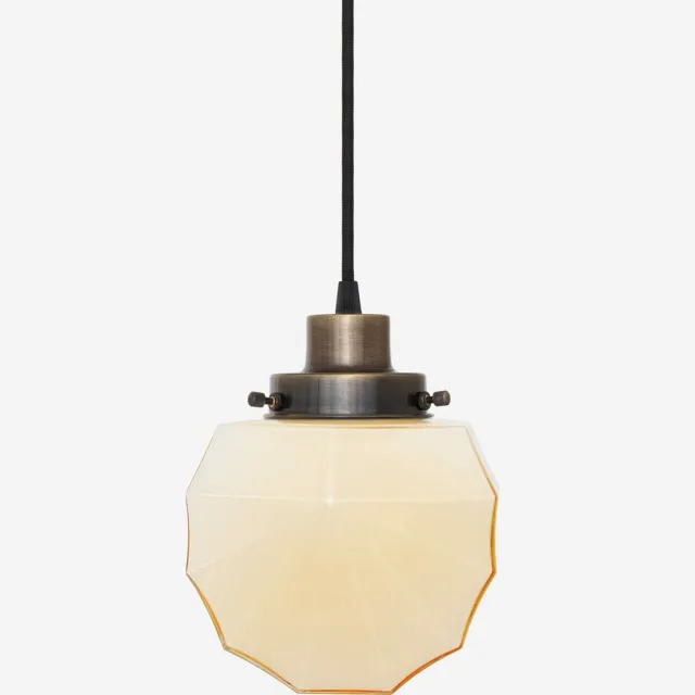 Coloured by Art Hanglamp aan snoer Johanna Sunny 20's Brons - Art Deco Trade Zachtgeel