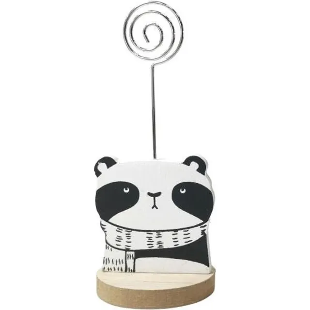 Silumen Panda houten fotohouder 8.5x6x15cm - Overig - Tête de Panda - SILUMEN Andere