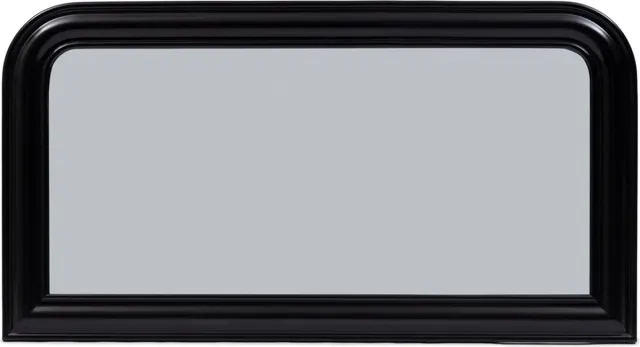 Riviera Maison Spiegel - Place Vendôme Mirror 80x150 - Zwart - Dennenhout