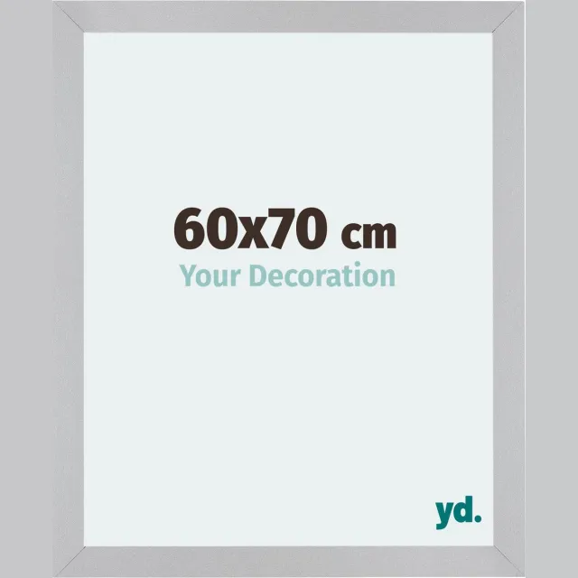 yd. Your Decoration - Fotolijst 60x70 cm - MDF - Zilver Mat - Mura