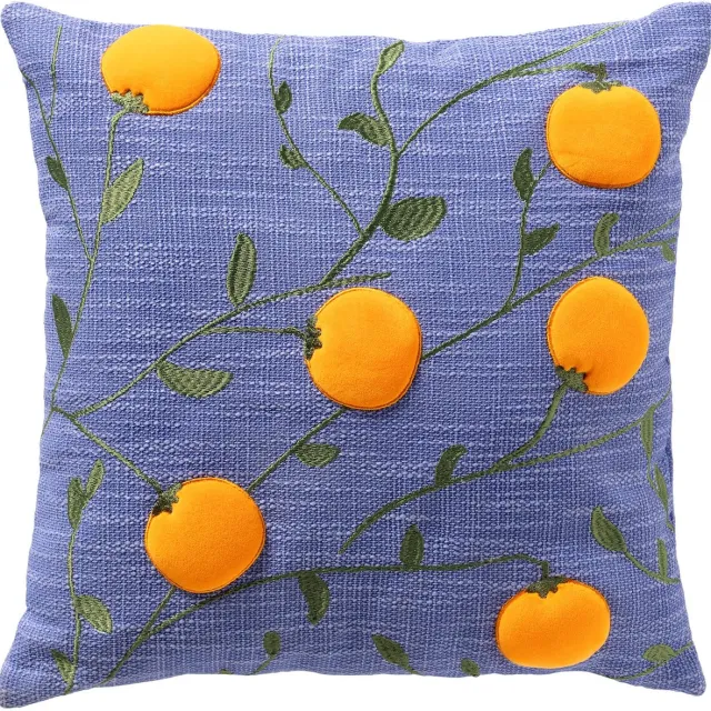 Dutch Decor MANDARIN - sierkussen 45x45 cm - mandarijnen - Pale Iris - paars - Inclusief binnenkussen - Luxe kussens voor woonkamer & bank