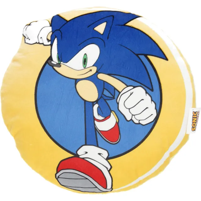 Sonic The Hedghog - Kussen - Sierkussen - Rond 31cm Meerkleurig