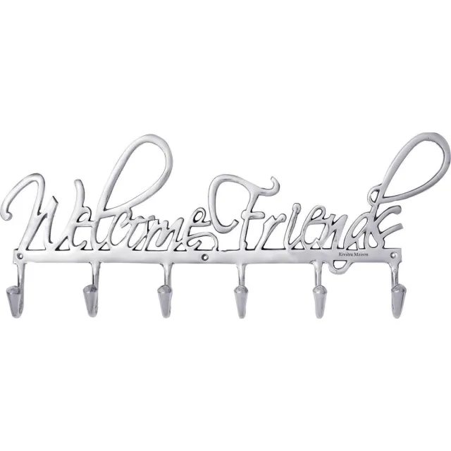 Riviera Maison Rivièra Maison Coatrack Welcome Friends - Kapstok - Aluminium