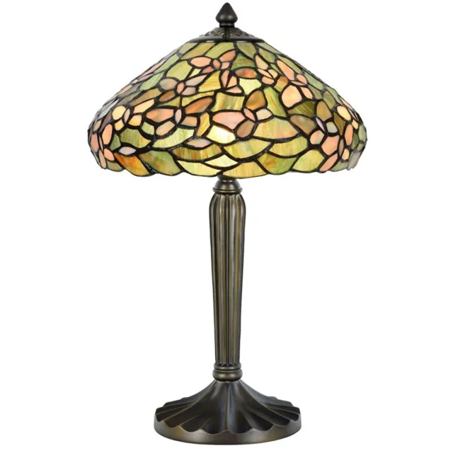 Coloured by Art Tiffany Tafellamp Settle Down hoog - Art Deco Trade Groen