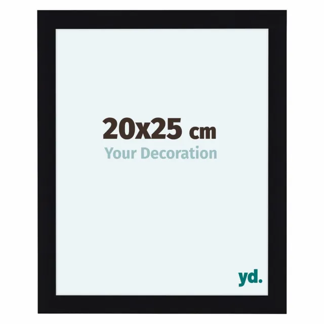 yd. Your Decoration - Fotolijst 20x25 cm - MDF - Zwart Hoogglans - Como